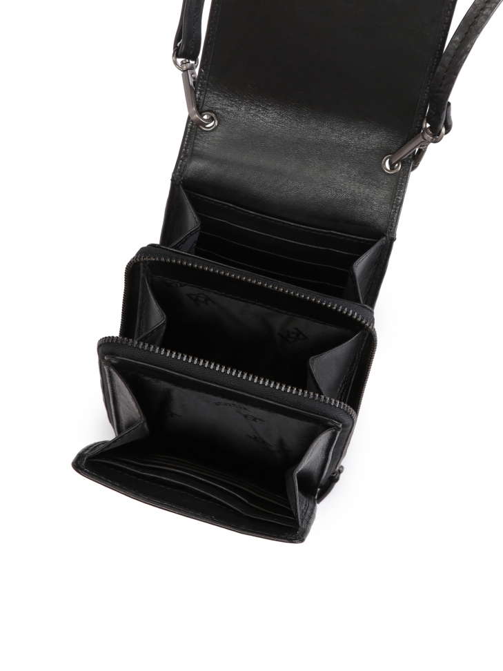 Praktická malá pánská taška z lícové kůže PEDRO