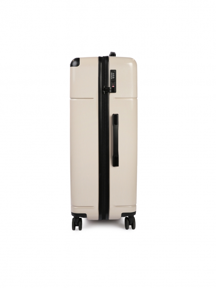 Béžová prostorná kabinová taška PC na otočných kolečkách WORLD TOUR