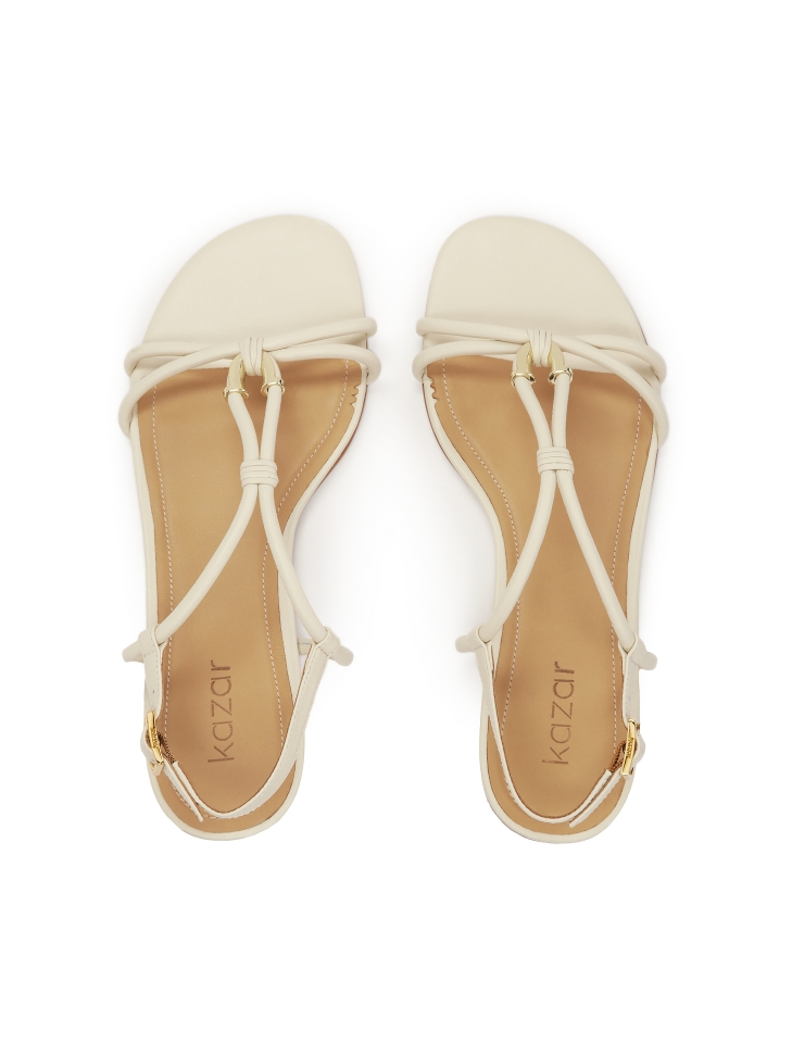 Minimalistické sandály na ploché podrážce GERI