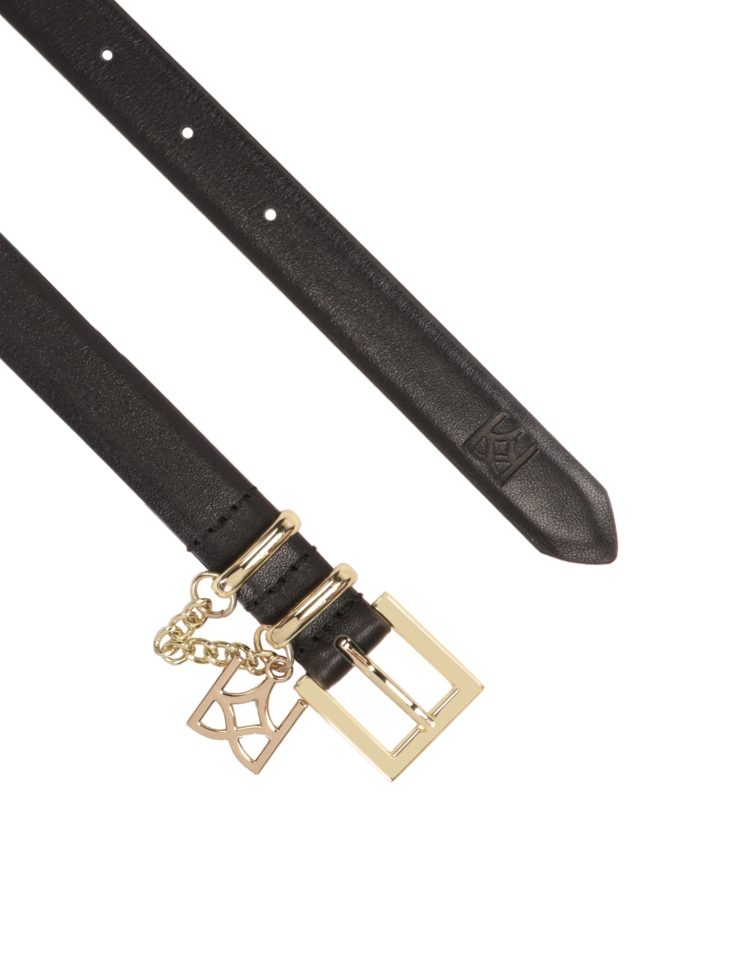 Vkusný tenký pásek s řetízkem a monogramem KAZAR CARROLL