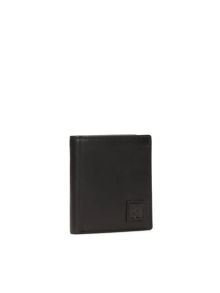 Klasická černá pánská peněženka bez zapínání DENISO