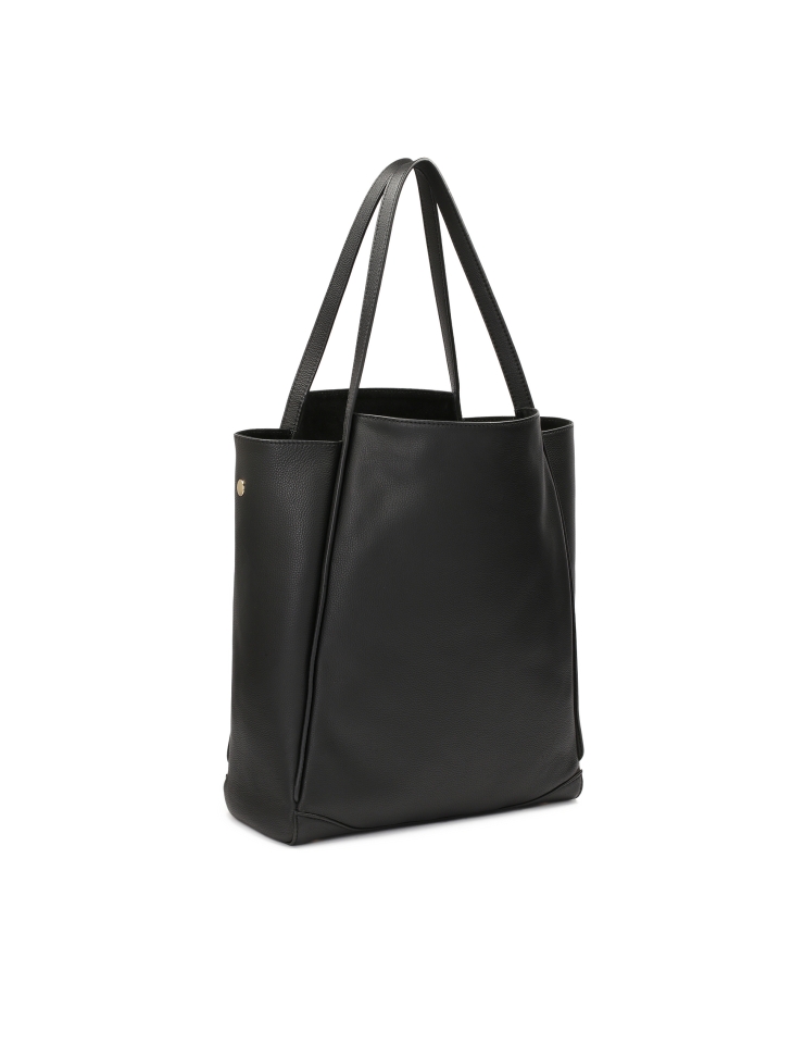 Černá minimalistická taška přes rameno REYNA XL