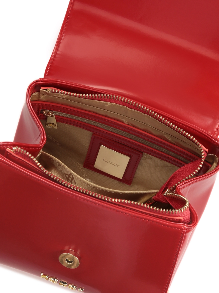 Červená pevná konstrukční taška do kufru KRISTENA