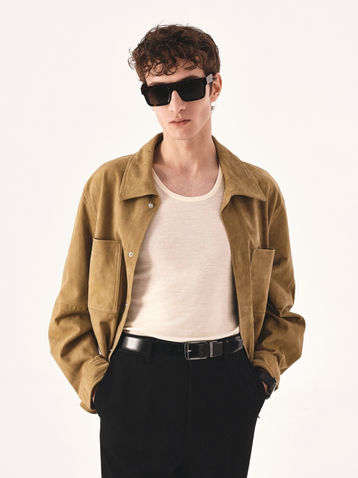 Hnědé klasické wayfarer brýle ILTES