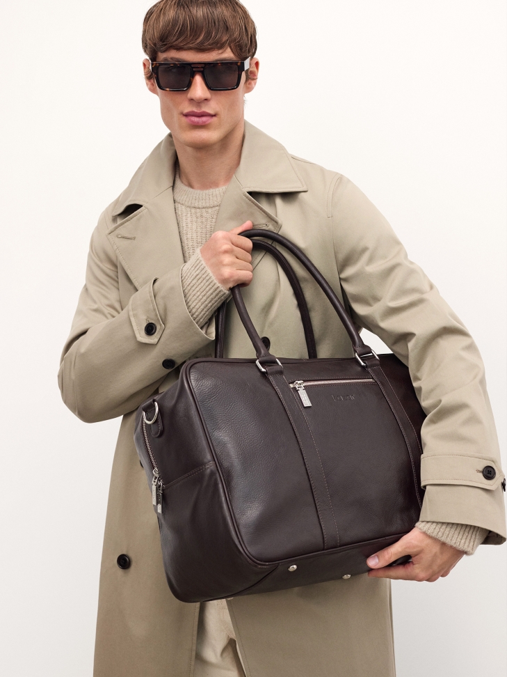 Hnědé klasické wayfarer brýle ILTES