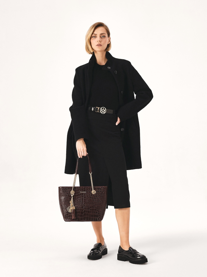 Černé boty s podrážkou ESSEN