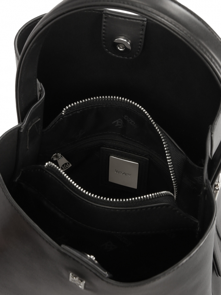 Černá kabelka se stříbrnými nýty LAURIE