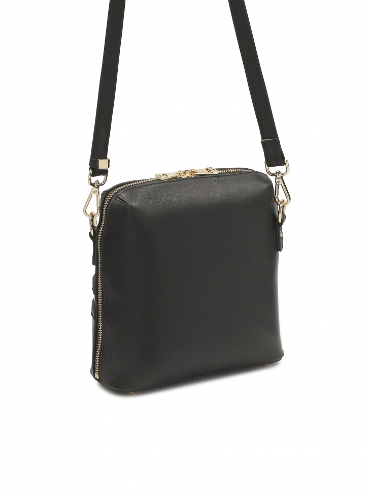 Malá černá kabelka s bipolárním zipem CARIN