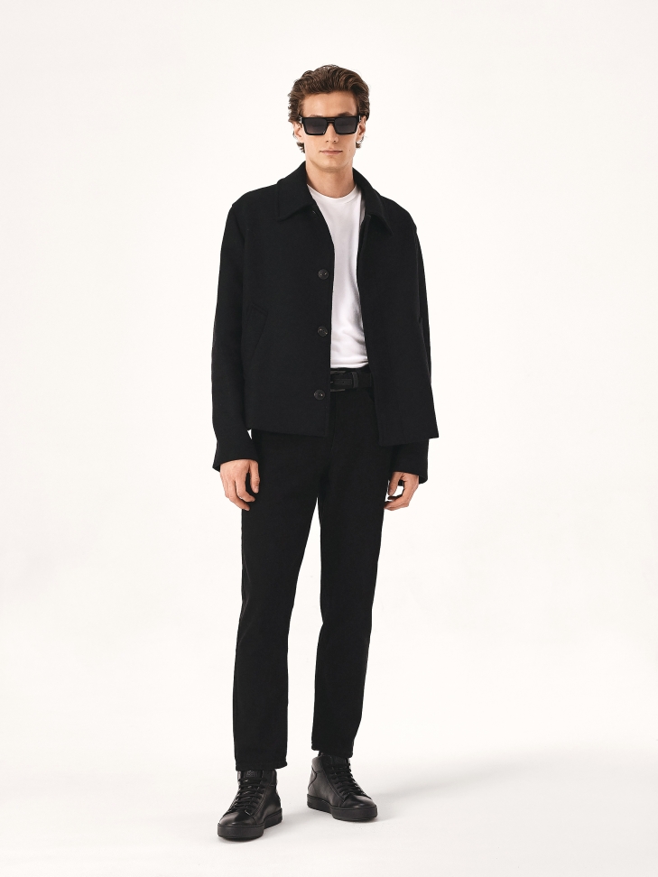 Kožené kotníkové tenisky LEONID