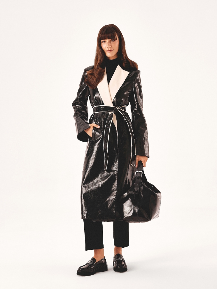 Mokasíny s hrubší podrážkou a zvrásněným svrškem ESSEN