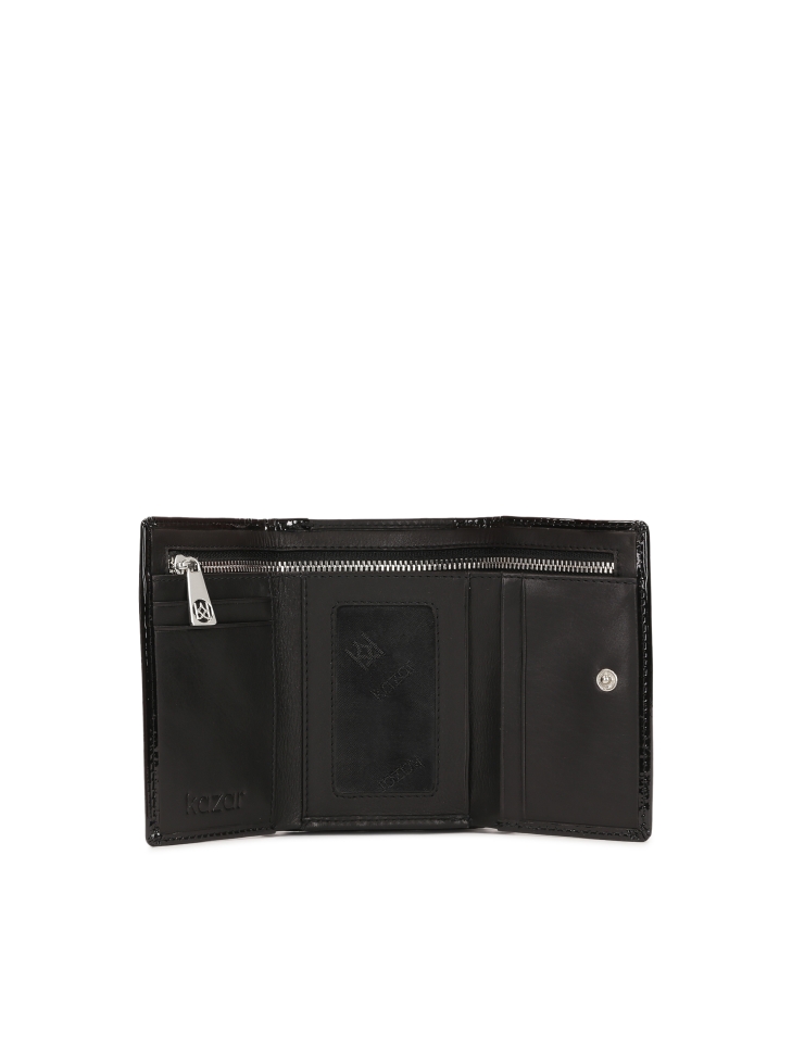 Peněženka z lesklé kůže ASA