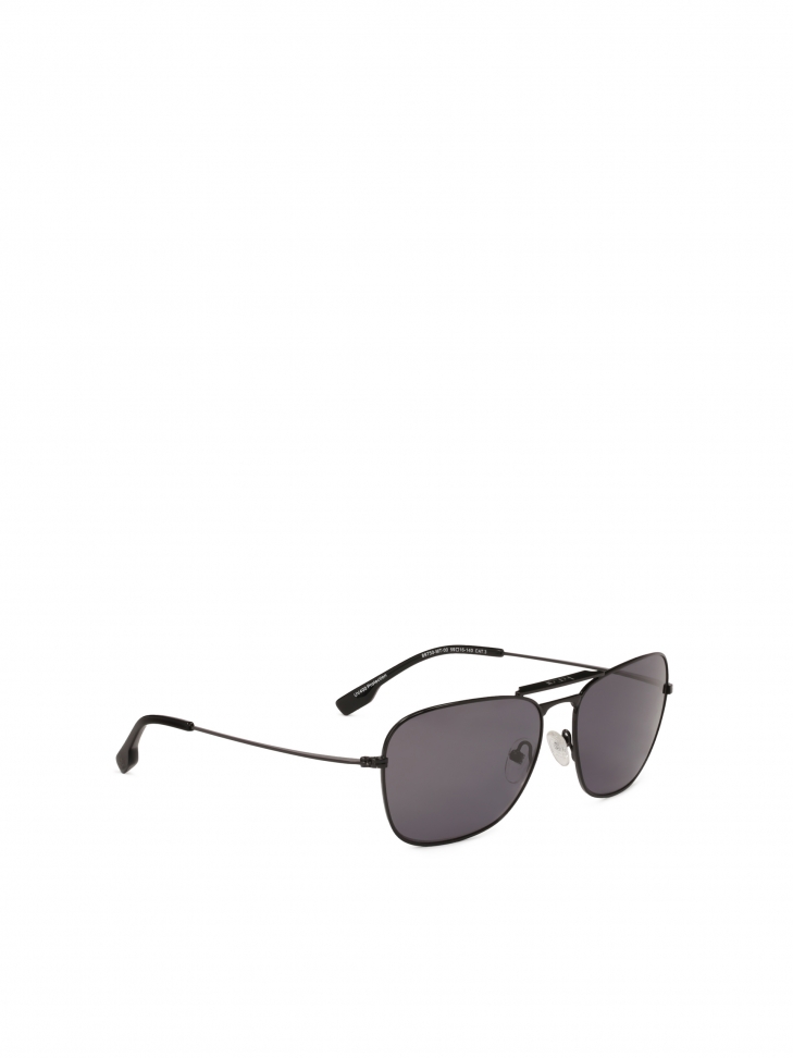 Černé sluneční brýle s kovovým rámem MABEL