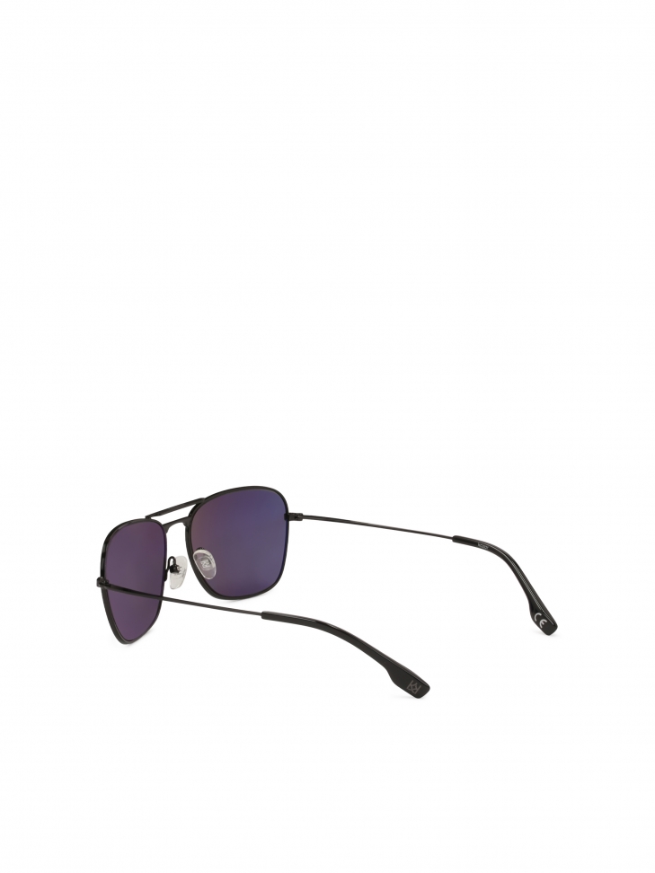 Černé sluneční brýle s kovovým rámem MABEL