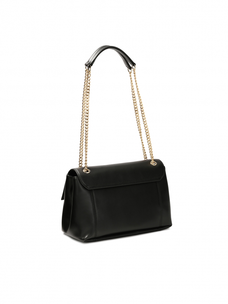 Černá kabelka s otočným uzávěrem MIRELL