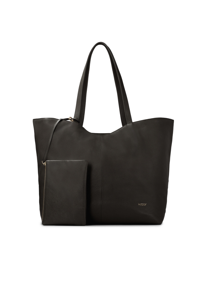 Velká černá taška přes rameno s odnímatelnou kapsou  MEG