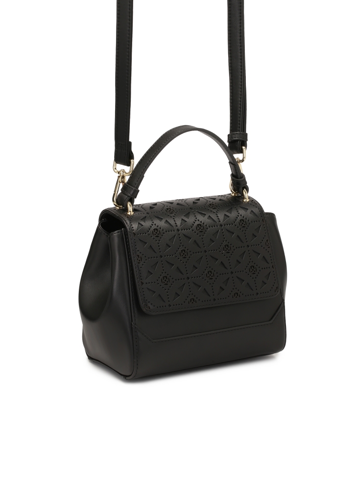 Kabelka s ažurovým zdobením na klopě KRISTENA