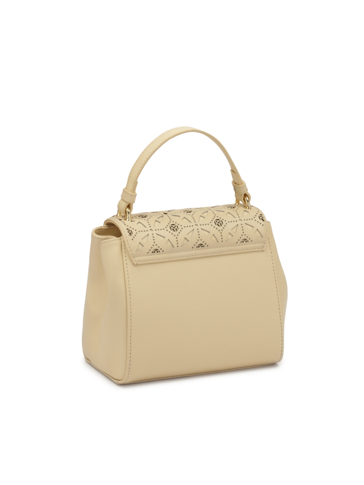 Kabelka s klopou zdobená prolamovaným vzorem KRISTENA