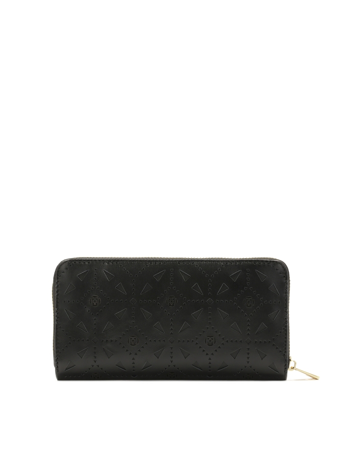 Ažurová podlouhlá peněženka podle autorského vzoru ROLETTE