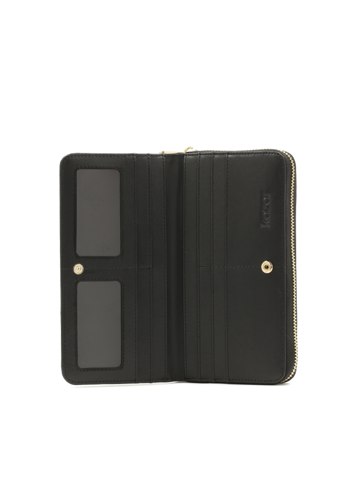 Ažurová podlouhlá peněženka podle autorského vzoru ROLETTE