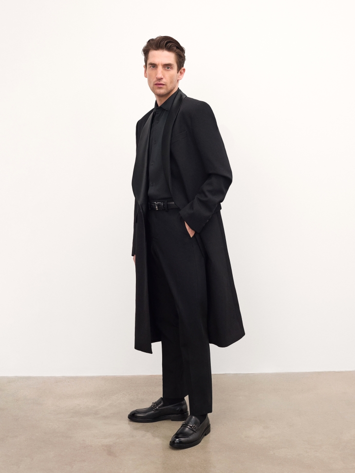 Elegantní kožené mokasíny s přezkou TIMONES