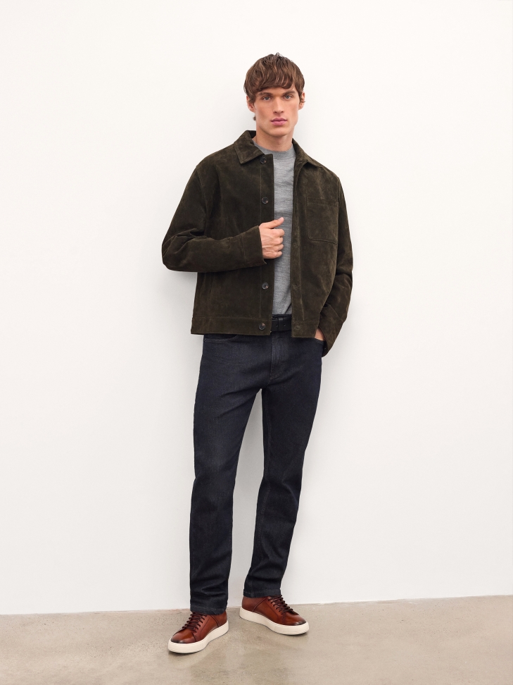 Hnědé vysoké tenisky s vázáním FELIKS