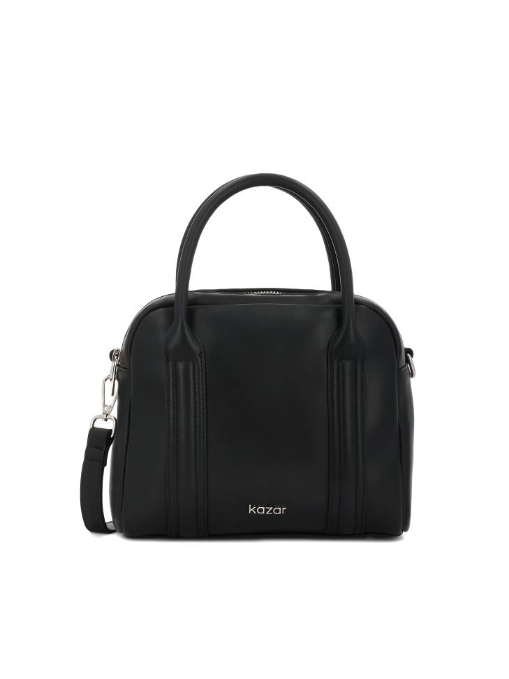 Kožená kabelka s uchy a popruhem ARLENA