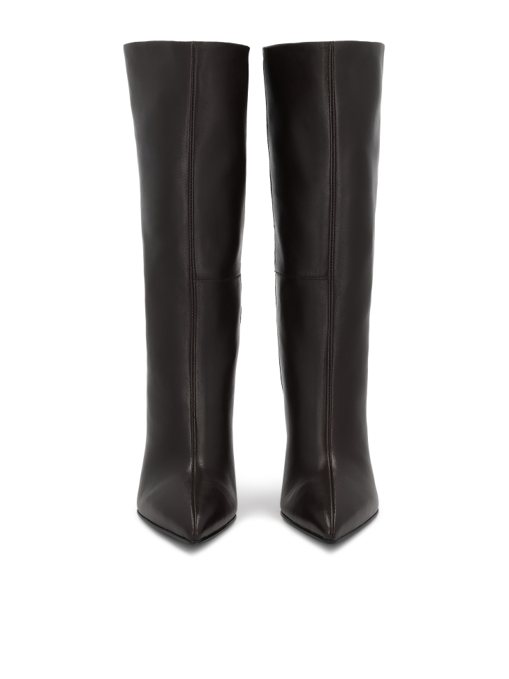 Elegantní hnědé boty z měkké kůže MARBELLA