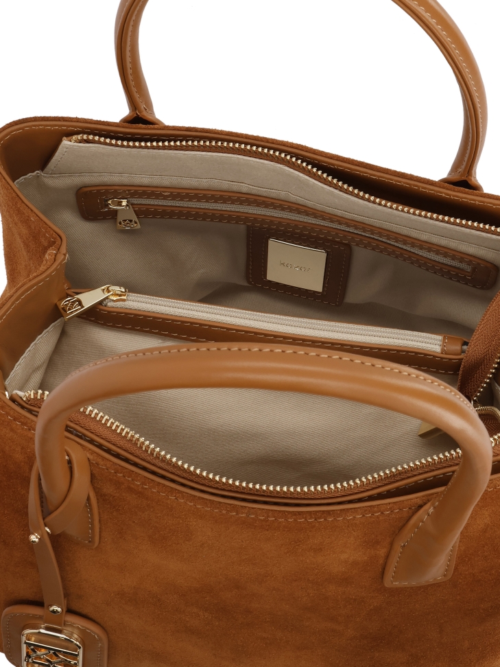 Semišová kabelka a taška přes rameno NOELLA S