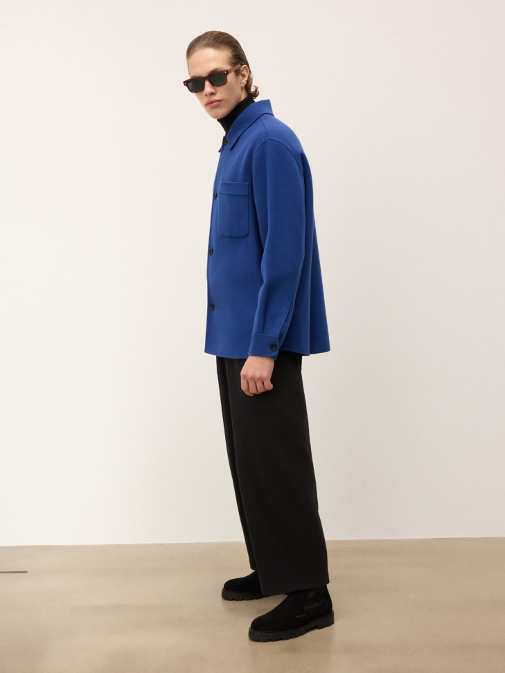 Černé pánské semišové boty Chelsea s pevnou podrážkou KS ALCESTE